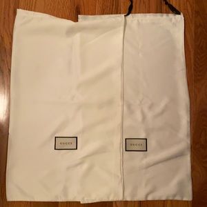 Authentic Gucci Large Silk Boots Dustbag